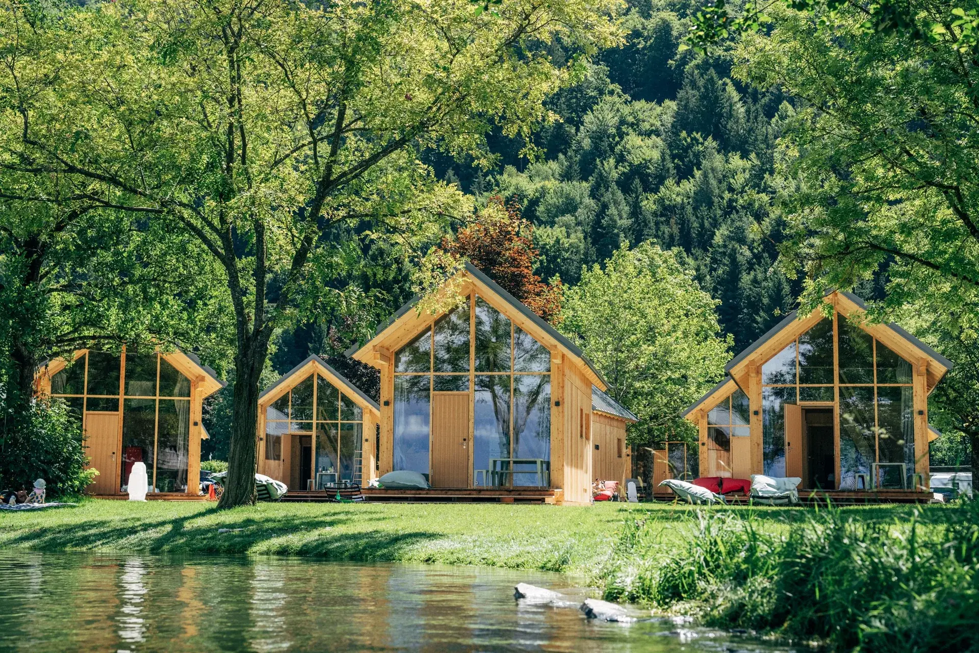 Eco Lodges na břehu jezera Millstätter See